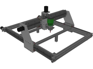 CNC Machine 3D Model