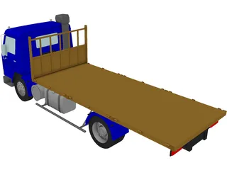 Volvo FL7 Flatbed 3D Model