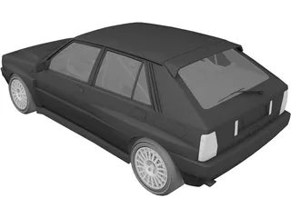 Lancia Delta HF 3D Model