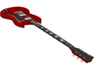 Gibson SG Guitar 3D Model