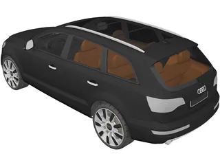 Audi Q7 (2009) 3D Model