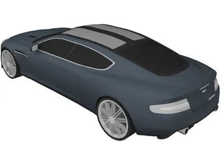 Aston Martin Rapide (2010) 3D Model