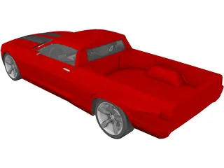 Chevrolet Camaro Elcomino (2010) 3D Model