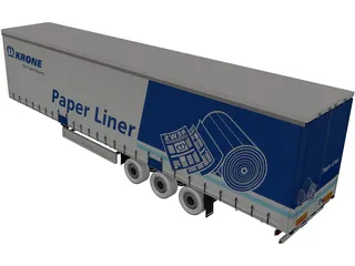 Trailer Krone 3D Model