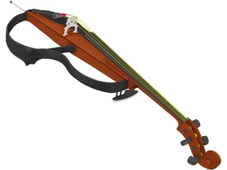 Electronic Cello 3D Model