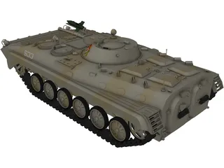 BMP-1 Russia 3D Model