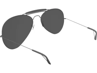 Rayban Sunglasses 3D Model