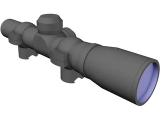 Barska AC10842 Rifle Scope 3D Model