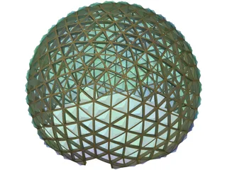 Geodesic Dome 3D Model