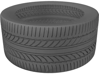 Tire Bridgestone Potenza 3D Model