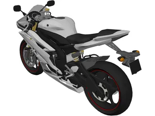 Yamaha YZF-R6 (2009) 3D Model