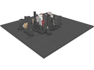 New York City Block 3D Model