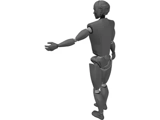 Crash Test Dummy 3D Model