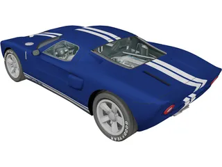 Ford GT40 3D Model