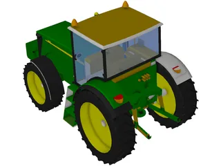 John Deere 7920 Tractor 3D Model