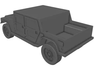 Hummer H1 3D Model