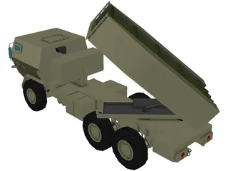 USMC High Mobility Artillery Rocket System (HIMARS) 3D Model