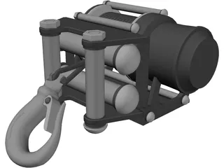 Winch 3D Model