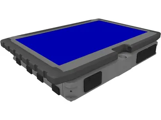 Tectra Getac v100 Laptop 3D Model