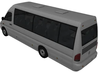 Mercedes-Benz Microbus 3D Model