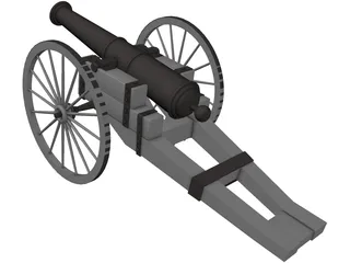 Cannon 19th Century 3D Model