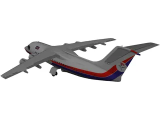 British Aerospace BAe 146 Statesman 3D Model