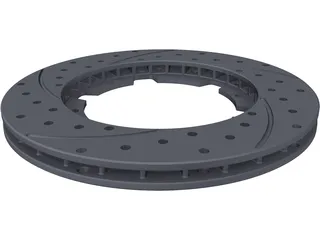 Disc Brake Rotor 3D Model