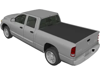 Dodge Ram Crew Cab 1500 (2007) 3D Model