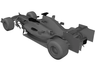 McLaren MP4-20 F1 3D Model