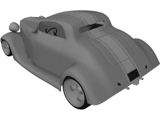 Ford Hot Rod 3D Model