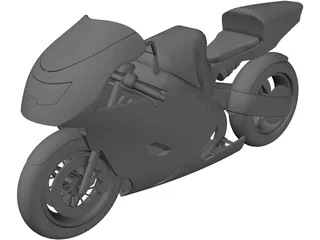 Honda CBR600RR Sport Bike 3D Model