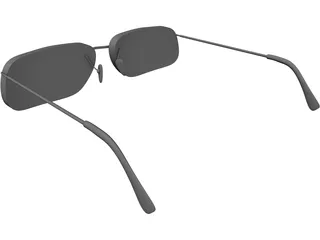 Carbon Glasses 3D Model