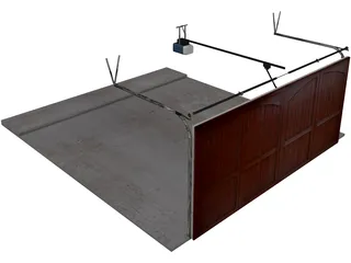 Garage Door 3D Model