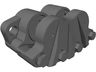 Disc Brakes Caliper 3D Model