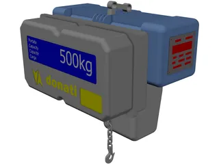 Donati Hoist 500kgs 3D Model