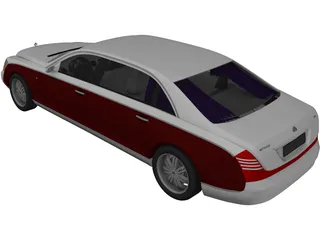 Maybach S57 (2009) 3D Model