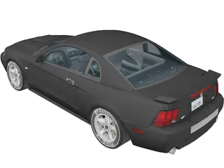 Ford Mustang GT (2000) 3D Model