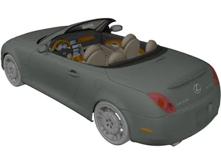 Lexus SC430 (2010) 3D Model