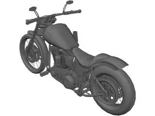 Harley-Davidson Dyna Glide 3D Model