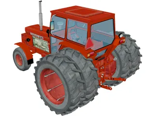 Volvo BM 800 Series Tractor 3D Model