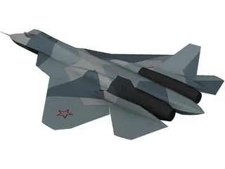 Sukhoi T-50 (2011) 3D Model