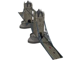 Tower Bridge London 3D Model