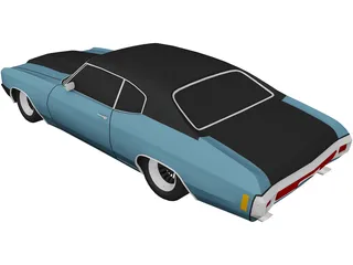 Chevrolet Chevelle (1975) 3D Model