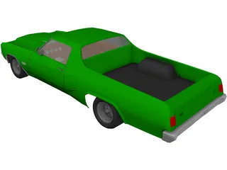 Chevrolet El Camino (1975) 3D Model