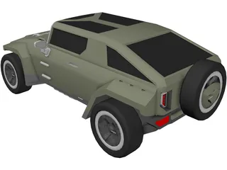 Hummer HX Concept (2010) 3D Model