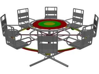 Carousel 3D Model