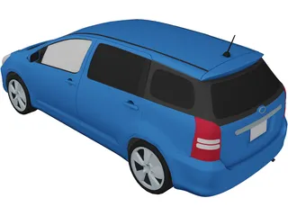 Toyota Wish 3D Model