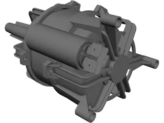 Electric Motor 3D Model