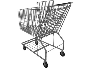 Shopping Cart 3D Model