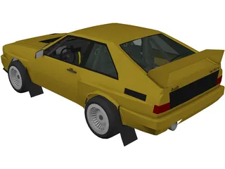 Audi Sport Quattro WRC 3D Model